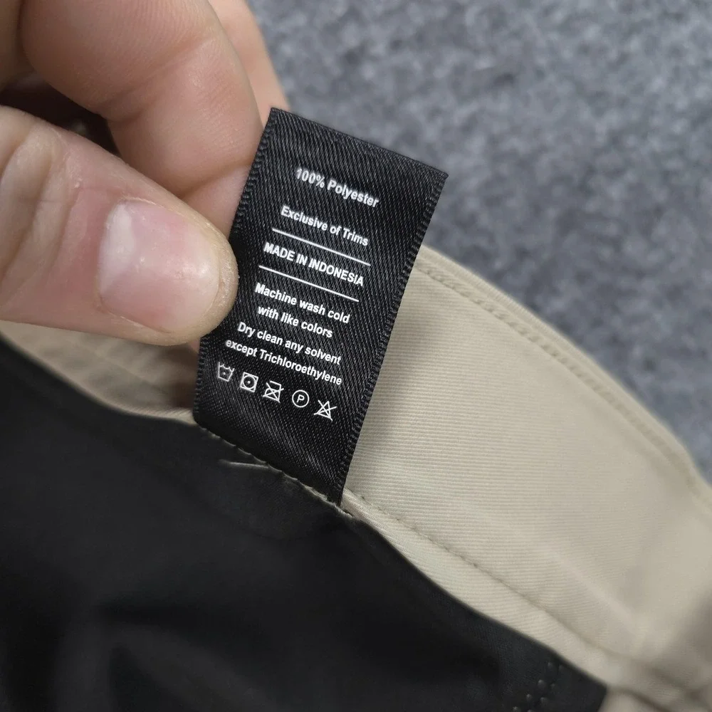 Public Rec Pants Mens 38x30 Beige Dealmaker Chino Casual Golf Performance